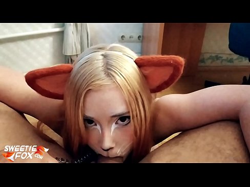 ❤️ Kitsune ingoia il cazzo e sborra in bocca ☑ Pornoal it.xxxomg.ru ❌️